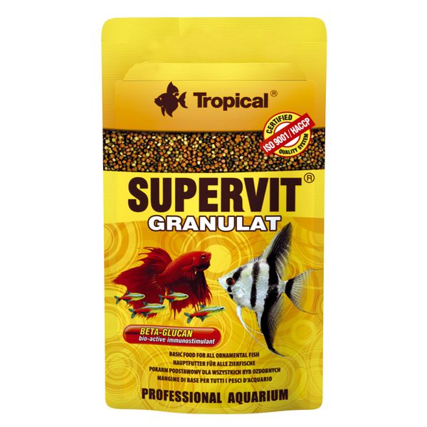 Сухий корм Tropical Supervit Granulat для акваріумних риб, 10 г (гранули) 61401 фото