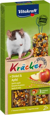 Крекер Vitakraft для щурів, з зерном та фруктами, 2 шт 25140 фото