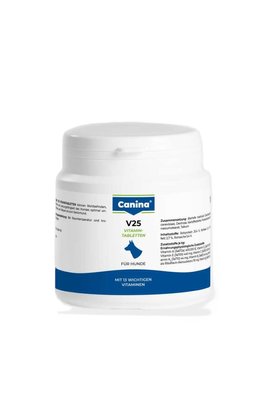 Вітаміни Canina V25 Vitamintabletten для собак, полівітамінний комплекс, 100 г (30 табл) 110100 AD фото