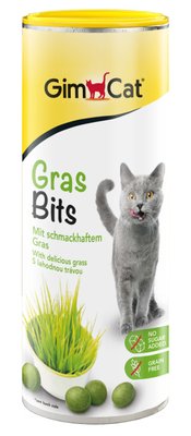 Вітаміни GimCat GrasBits для кішок, таблетки з травою, 425 г G-427010/417080 фото
